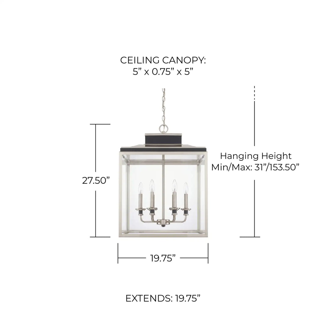 CAPITAL LIGHTING, TUX FOYER, PENDANT LIGHT