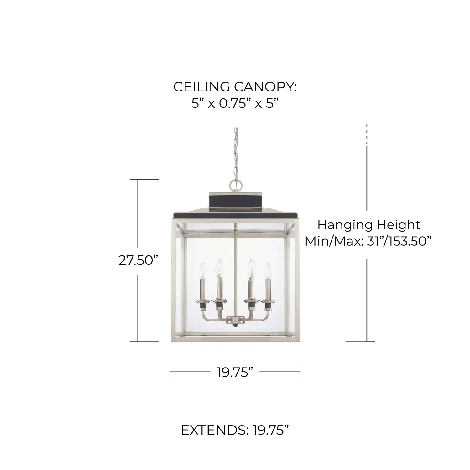 CAPITAL LIGHTING, TUX FOYER, PENDANT LIGHT