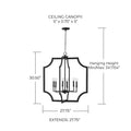 CAPITAL LIGHTING, LESLEY FOYER, PENDANT LIGHT