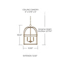 CAPITAL LIGHTING, AUBREY FOYER, PENDANT LIGHT