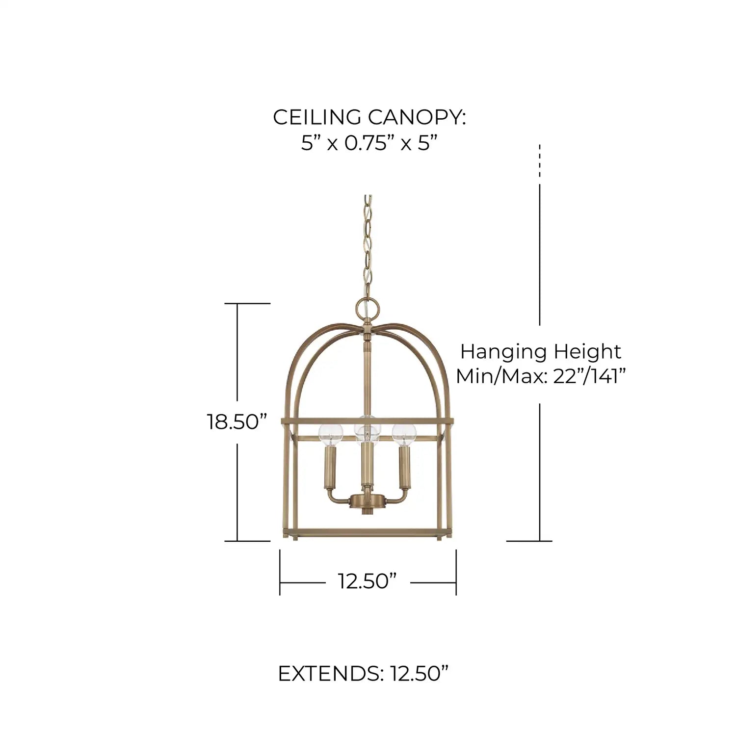 CAPITAL LIGHTING, AUBREY FOYER, PENDANT LIGHT