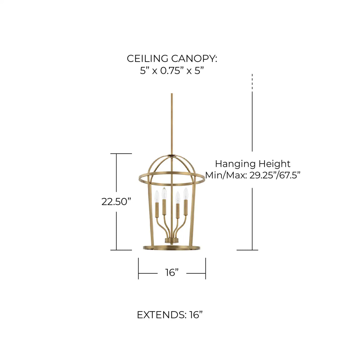 CAPITAL LIGHTING, GREYSON FOYER, PENDANT LIGHT