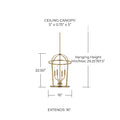 CAPITAL LIGHTING, GREYSON FOYER, PENDANT LIGHT