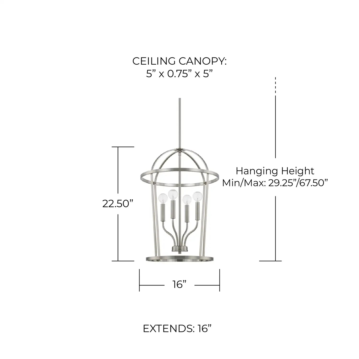 CAPITAL LIGHTING, GREYSON FOYER, PENDANT LIGHT