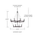 CAPITAL LIGHTING, LANCASTER CHANDELIER, CHANDELIER LIGHT