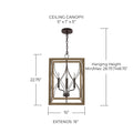 CAPITAL LIGHTING, TYBEE FOYER, PENDANT LIGHT