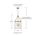 CAPITAL LIGHTING, COOPER PENDANT, PENDANT LIGHT
