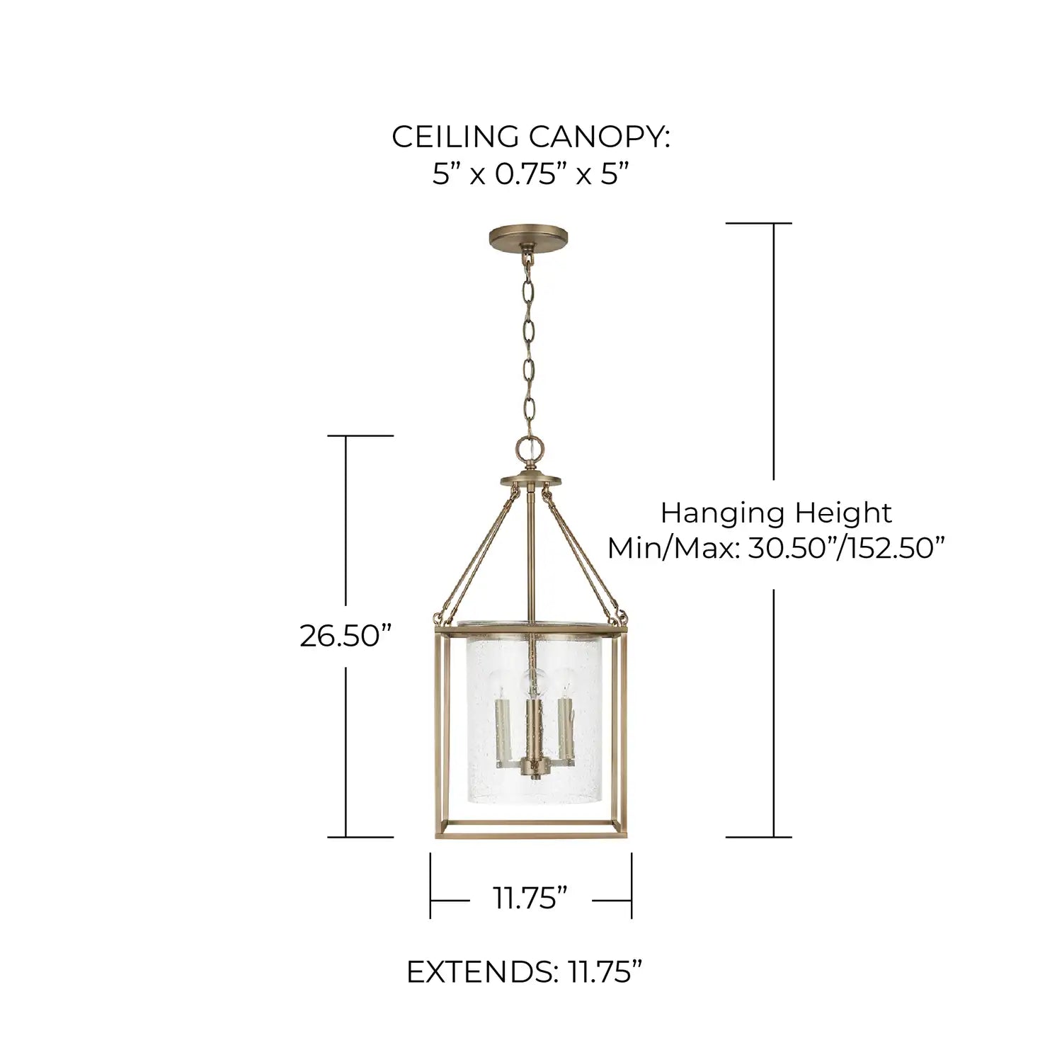 CAPITAL LIGHTING, COOPER PENDANT, PENDANT LIGHT