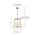 CAPITAL LIGHTING, THEA FOYER, PENDANT LIGHT