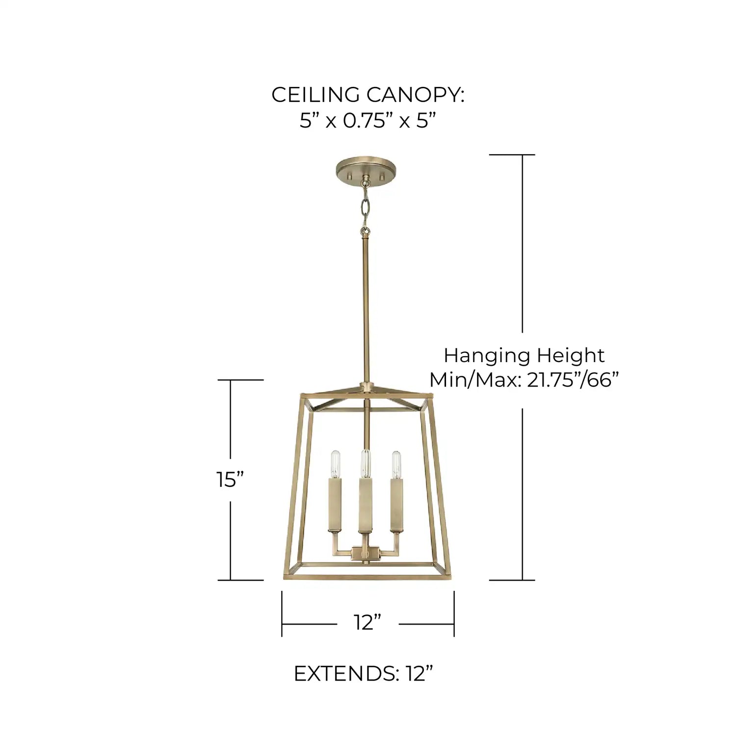 CAPITAL LIGHTING, THEA FOYER, PENDANT LIGHT