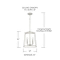 CAPITAL LIGHTING, THEA FOYER, PENDANT LIGHT