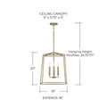 CAPITAL LIGHTING, THEA FOYER, PENDANT LIGHT