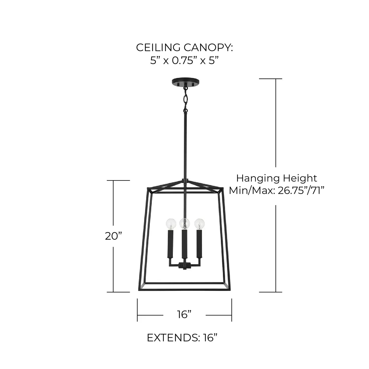 CAPITAL LIGHTING, THEA FOYER, PENDANT LIGHT
