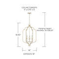CAPITAL LIGHTING, OPHELIA FOYER, PENDANT LIGHT