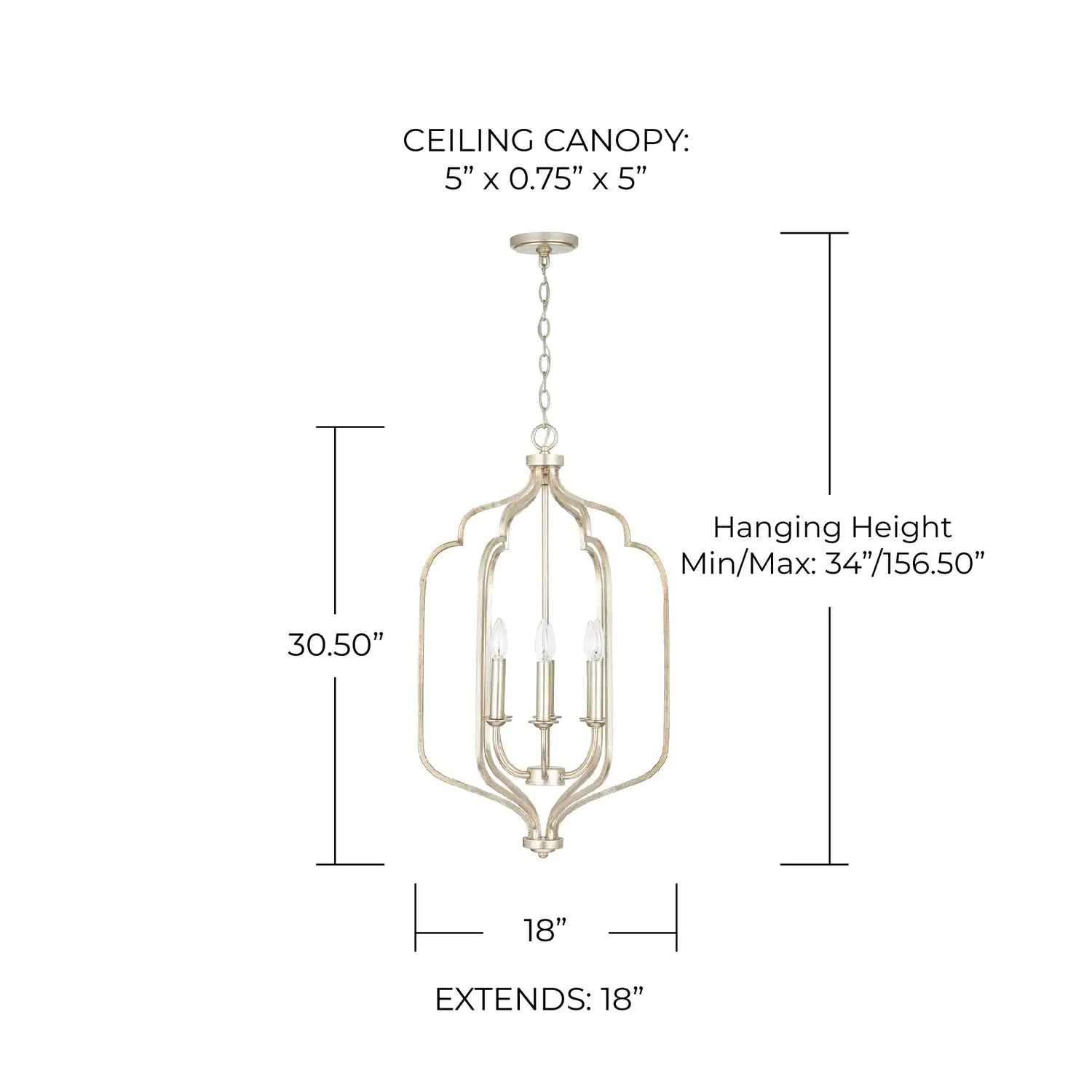 CAPITAL LIGHTING, OPHELIA FOYER, PENDANT LIGHT