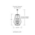 CAPITAL LIGHTING, COREY FOYER, PENDANT LIGHT