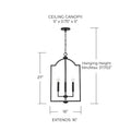 CAPITAL LIGHTING, CARTER FOYER, PENDANT LIGHT
