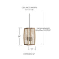 CAPITAL LIGHTING, JACOB FOYER, PENDANT LIGHT