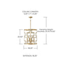 CAPITAL LIGHTING, HALA FOYER, PENDANT LIGHT
