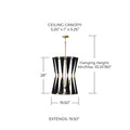 CAPITAL LIGHTING, BIANCA FOYER, PENDANT LIGHT