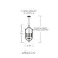 CAPITAL LIGHTING, BENTLEY FOYER, PENDANT LIGHT