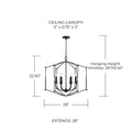 CAPITAL LIGHTING, BENTLEY FOYER, PENDANT LIGHT