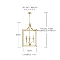 CAPITAL LIGHTING, ABBIE FOYER, PENDANT LIGHT