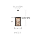 CAPITAL LIGHTING, RICO FOYER, PENDANT LIGHT