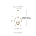 CAPITAL LIGHTING, HOLDEN FOYER, PENDANT LIGHT