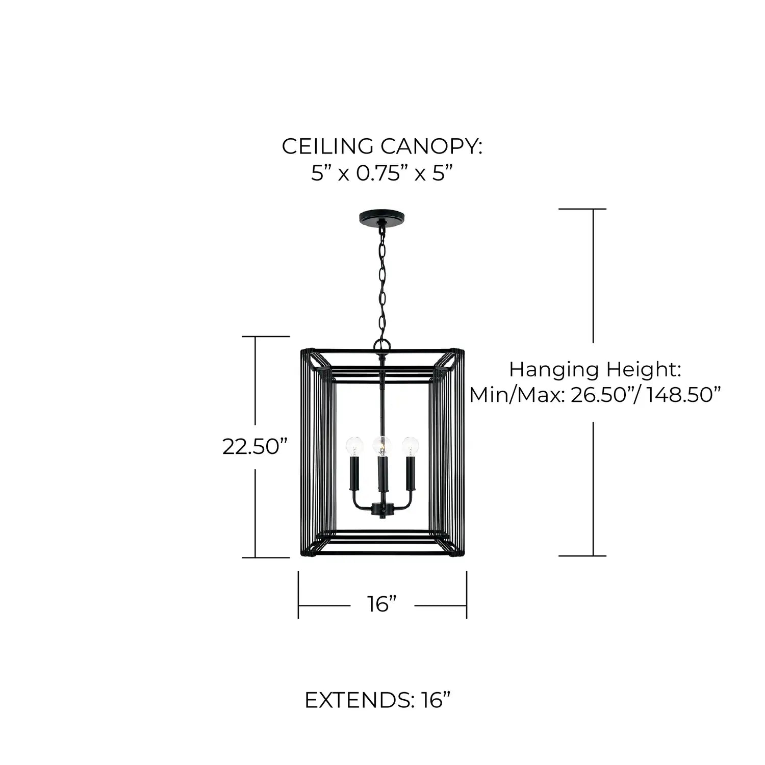 CAPITAL LIGHTING, LENNON FOYER, PENDANT LIGHT