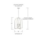CAPITAL LIGHTING, LAWSON FOYER, PENDANT LIGHT