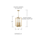 CAPITAL LIGHTING, BLAKE FOYER, PENDANT LIGHT
