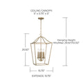 CAPITAL LIGHTING, GRADY FOYER, PENDANT LIGHT