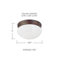 CAPITAL LIGHTING, SCOTT FLUSH MOUNT, FLUSH MOUNT CEILING LIGHTS