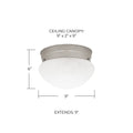 CAPITAL LIGHTING, SCOTT FLUSH MOUNT, FLUSH MOUNT CEILING LIGHTS