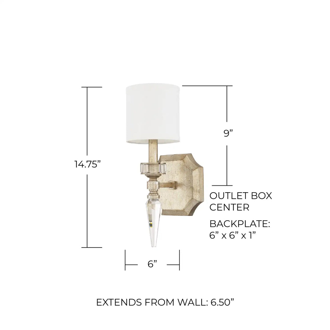 CAPITAL LIGHTING, OLIVIA SCONCE, WALL SCONCES