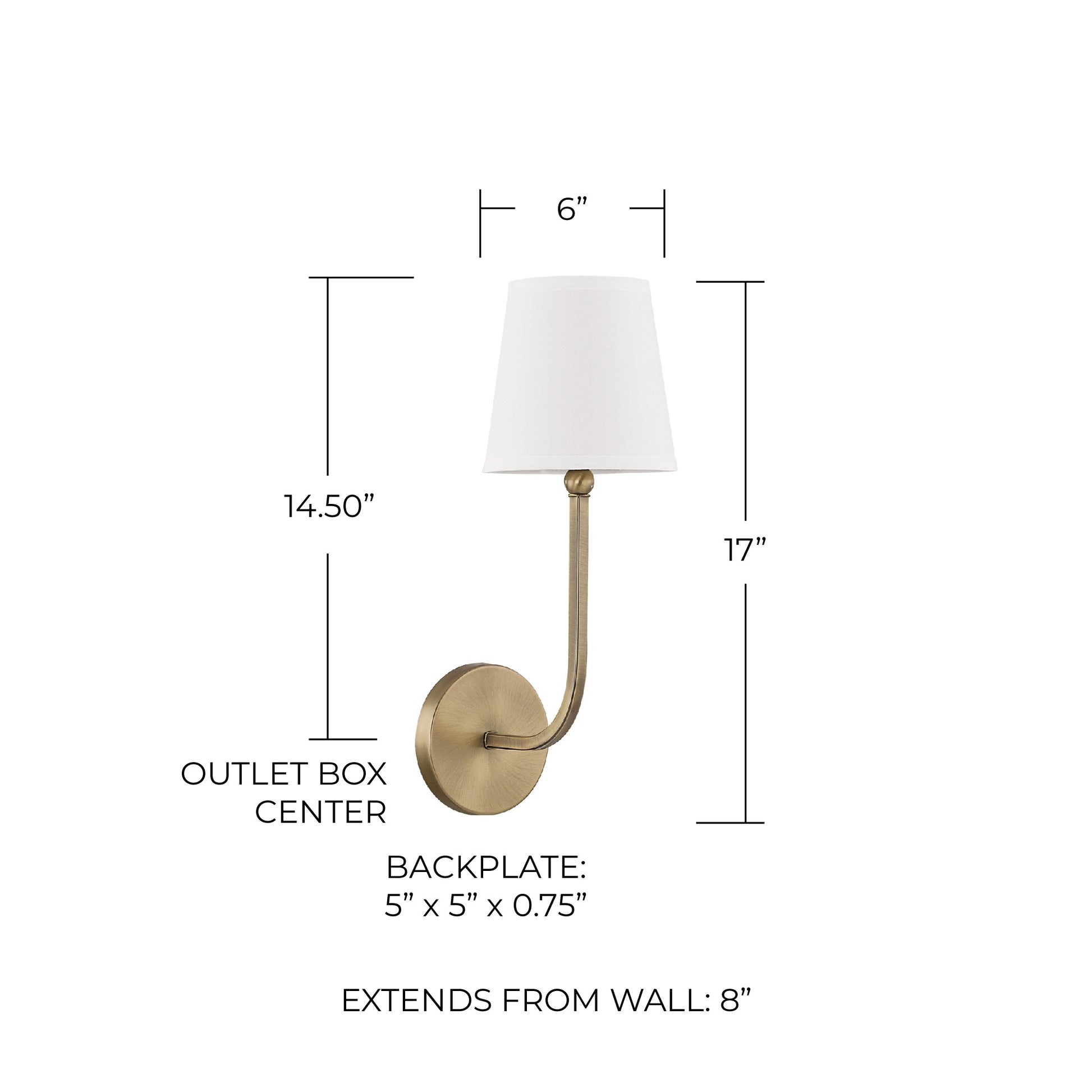 CAPITAL LIGHTING, DAWSON SCONCE, WALL SCONCES