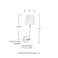 CAPITAL LIGHTING, DAWSON SCONCE, WALL SCONCES