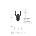 CAPITAL LIGHTING, RAVENWOOD SCONCE, WALL SCONCES