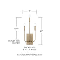 CAPITAL LIGHTING, ZANDER SCONCE, WALL SCONCES