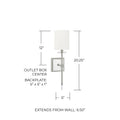 CAPITAL LIGHTING, EDIN SCONCE, WALL SCONCES