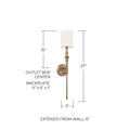CAPITAL LIGHTING, AMELIA SCONCE, WALL SCONCES