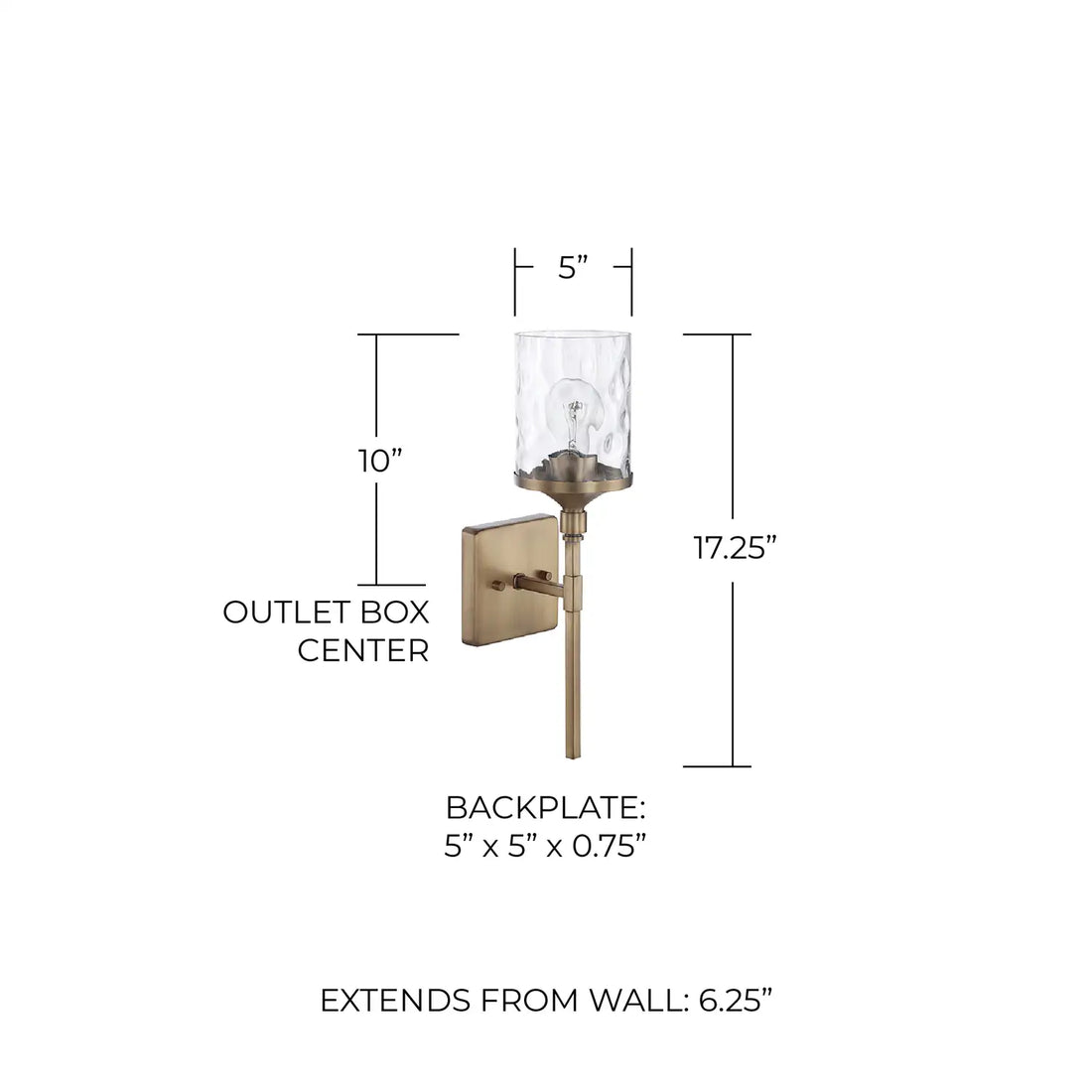 CAPITAL LIGHTING, COLTON SCONCE, WALL SCONCES