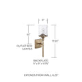 CAPITAL LIGHTING, COLTON SCONCE, WALL SCONCES