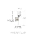 CAPITAL LIGHTING, COLTON SCONCE, WALL SCONCES