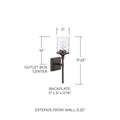 CAPITAL LIGHTING, COLTON SCONCE, WALL SCONCES
