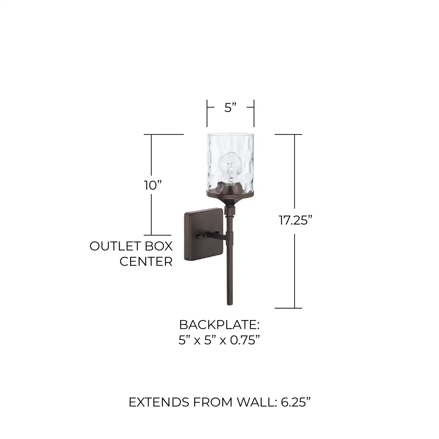 CAPITAL LIGHTING, COLTON SCONCE, WALL SCONCES