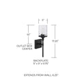 CAPITAL LIGHTING, COLTON SCONCE, WALL SCONCES