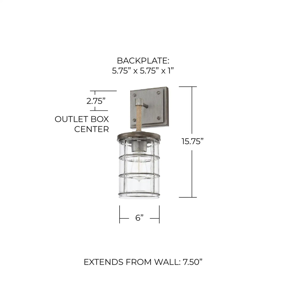 CAPITAL LIGHTING, COLBY SCONCE, WALL SCONCES