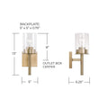 CAPITAL LIGHTING, MASON SCONCE, WALL SCONCES